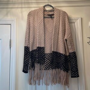 BCBG Max Azria Fringe Cardigan